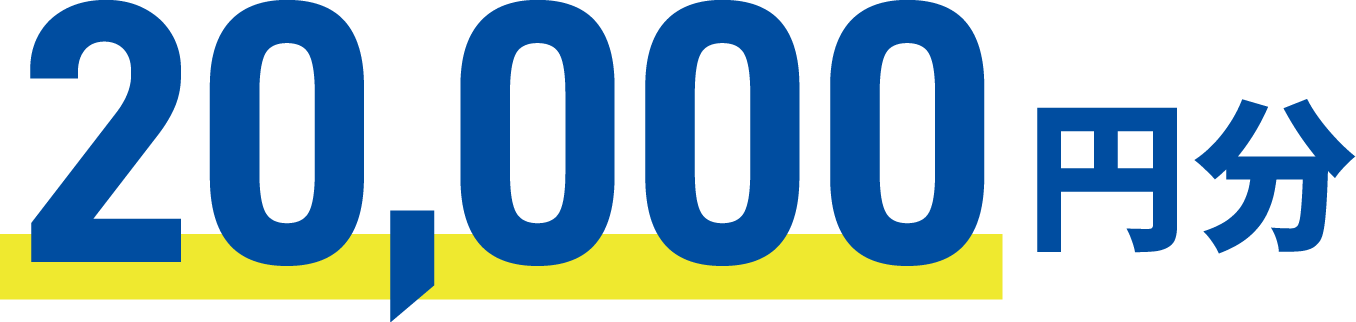 20,000円分